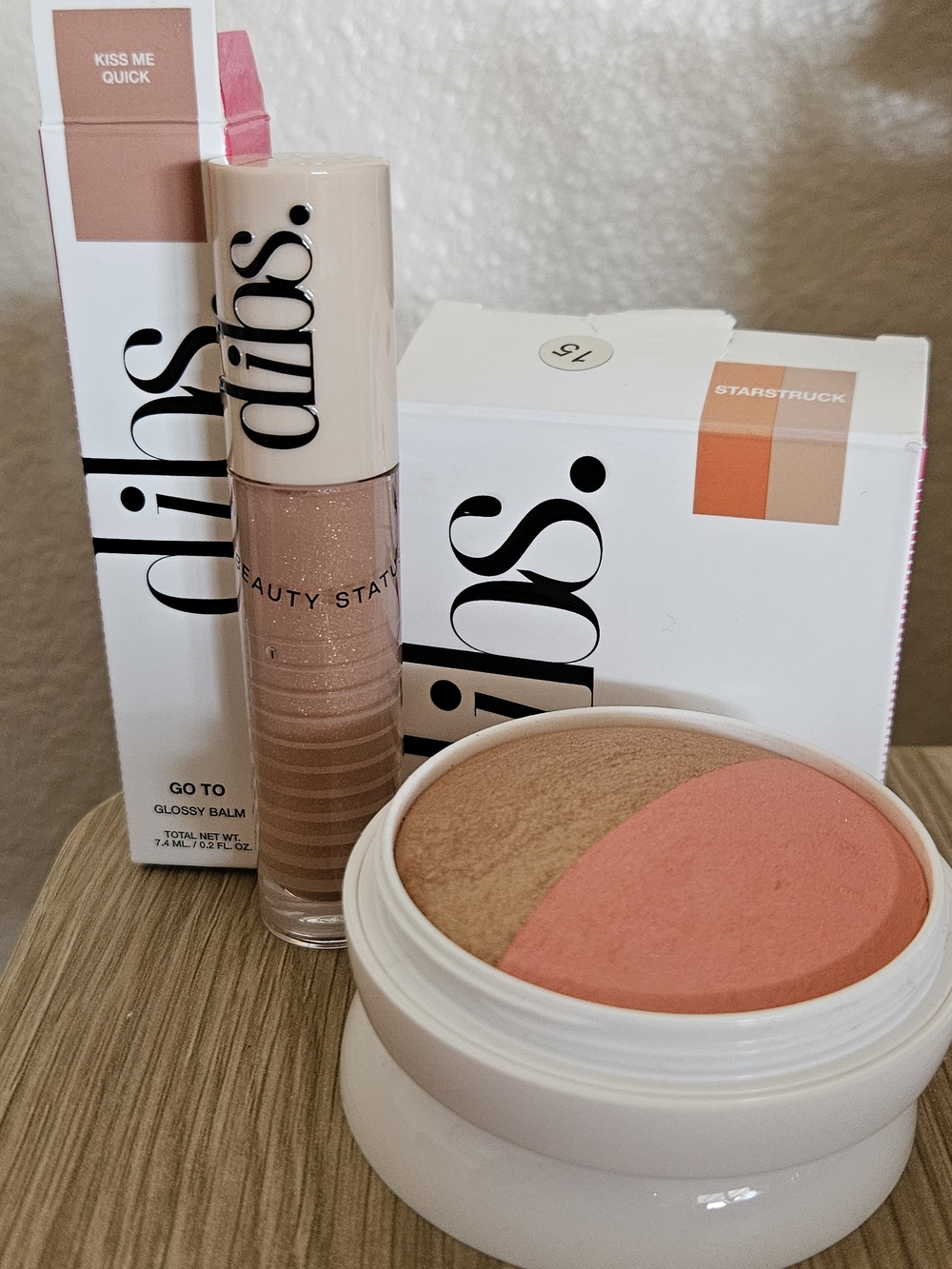 Dibs -  Kiss Me Quick Lip gloss & Baked Blush In Starstruck